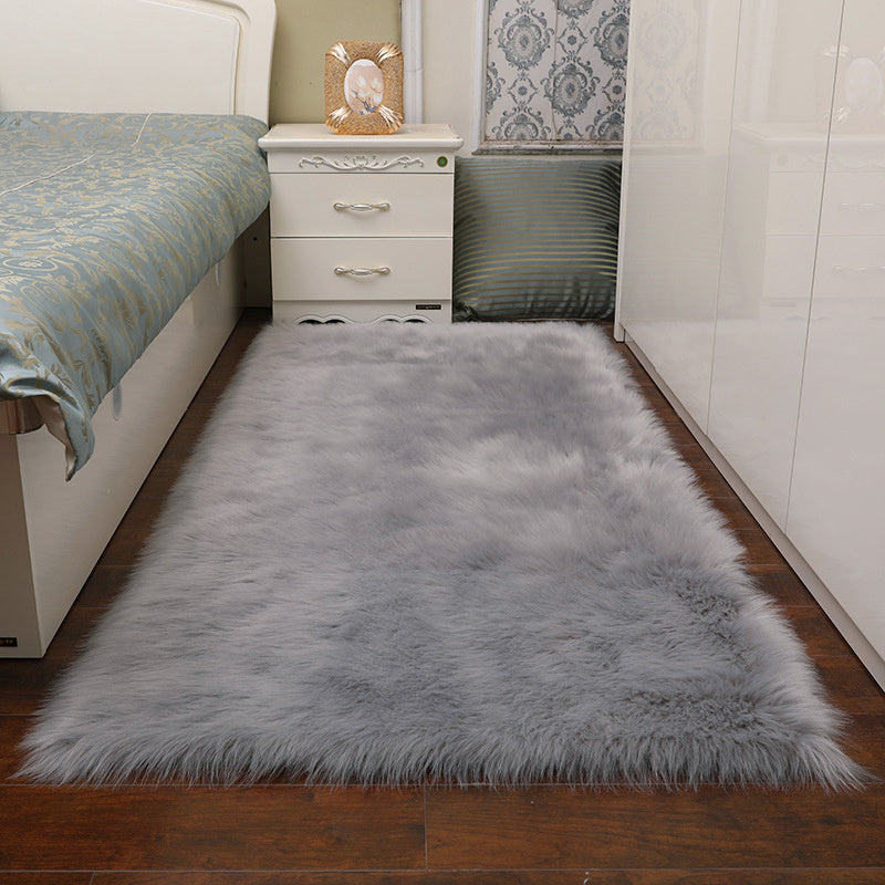 Large Fluffy Faux Fur Plush Sheepskin Area Rug Non Slip Floor Carpet Rug