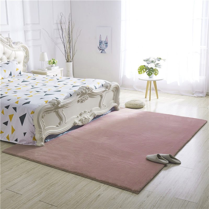 Soft Shaggy Area Rug Faux Rabbit Fur Floor Carpet Sofa Cover