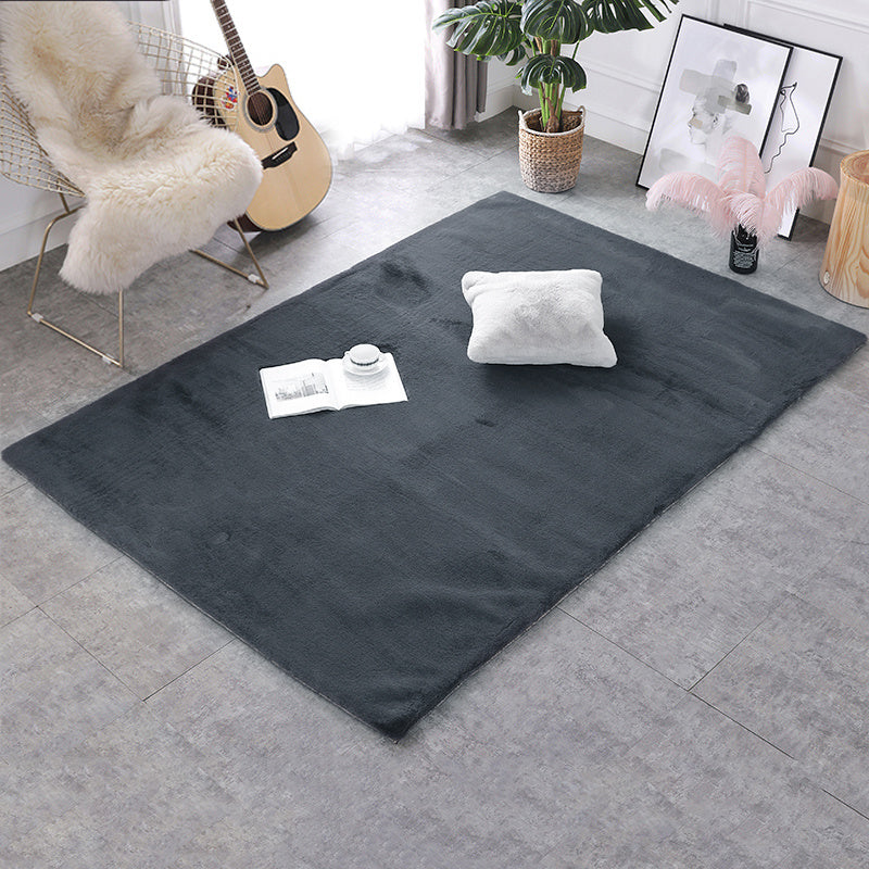 Soft Shaggy Area Rug Faux Rabbit Fur Floor Carpet Sofa Cover