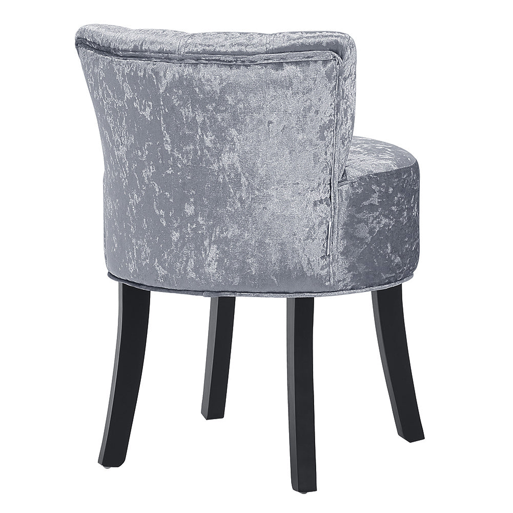 Upholstered Velvet/Linen Tufted Vanity Dressing Table Stool