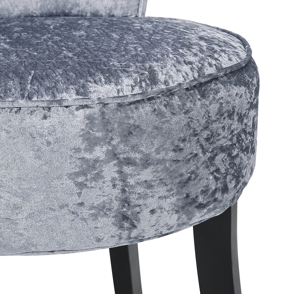 Upholstered Button Dressing Table Stool Vanity Stool