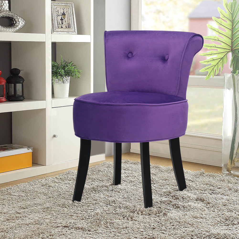 Upholstered Button Dressing Table Stool Vanity Stool