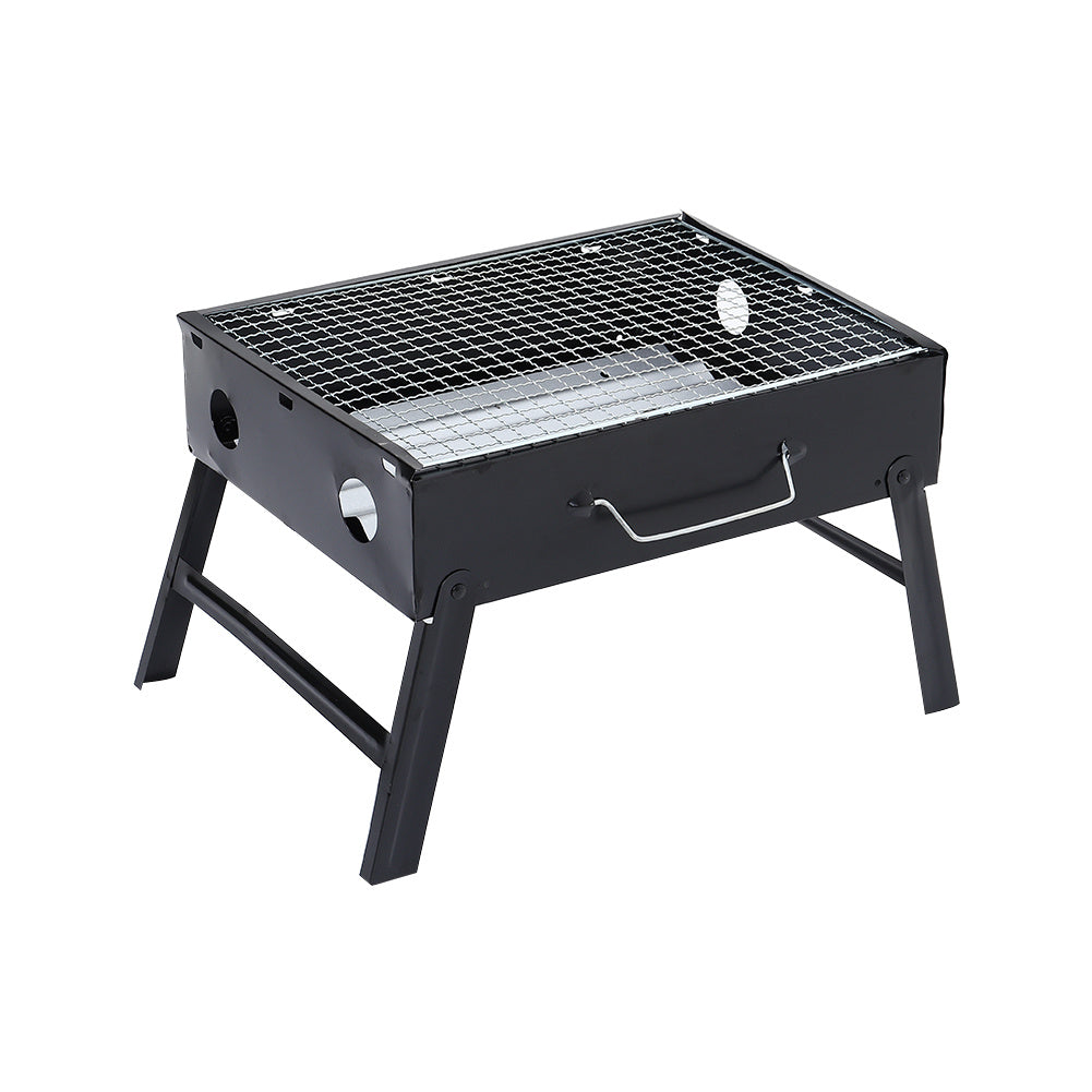 Portable Folding Charcoal BBQ Barbecue Grill Camping Picnic