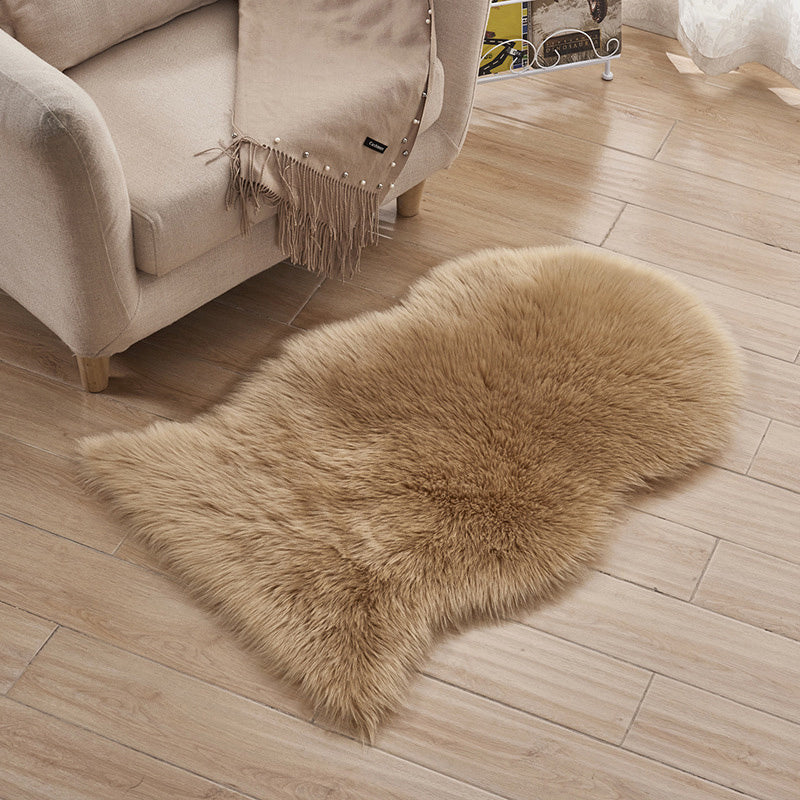 Irregular Soft Shaggy Rug Living room Bedroom Carpet Floor Fluffy Area Mats