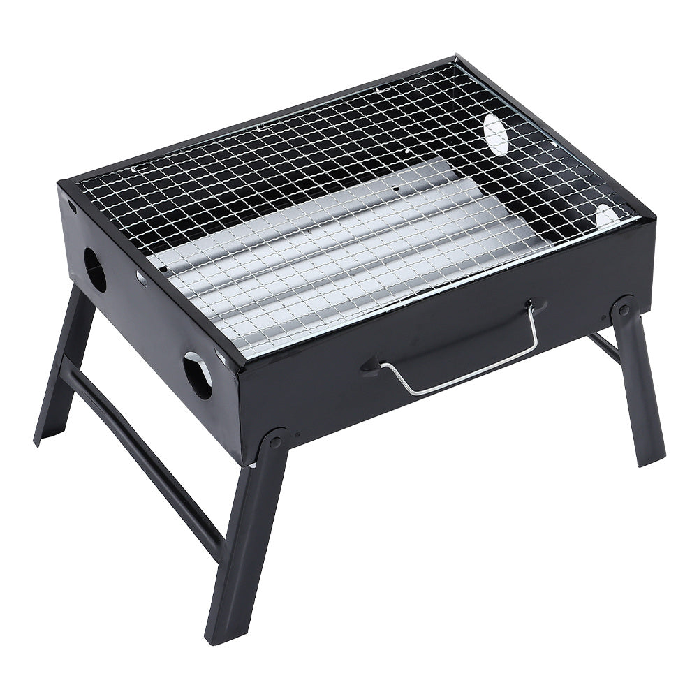Portable Folding Charcoal BBQ Barbecue Grill Camping Picnic