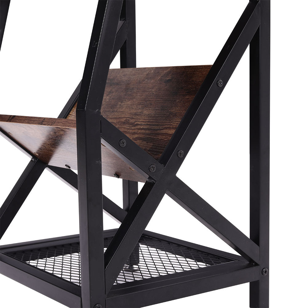 Wooden Corner Bedside Table Side End Table Nightstand