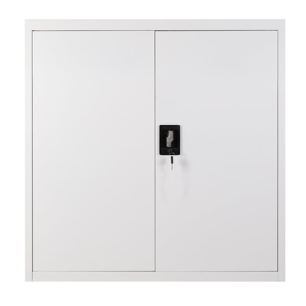 Office Filing Cabinet Metal Storage Lockable Cupboard Locker Staff Shelf Chest