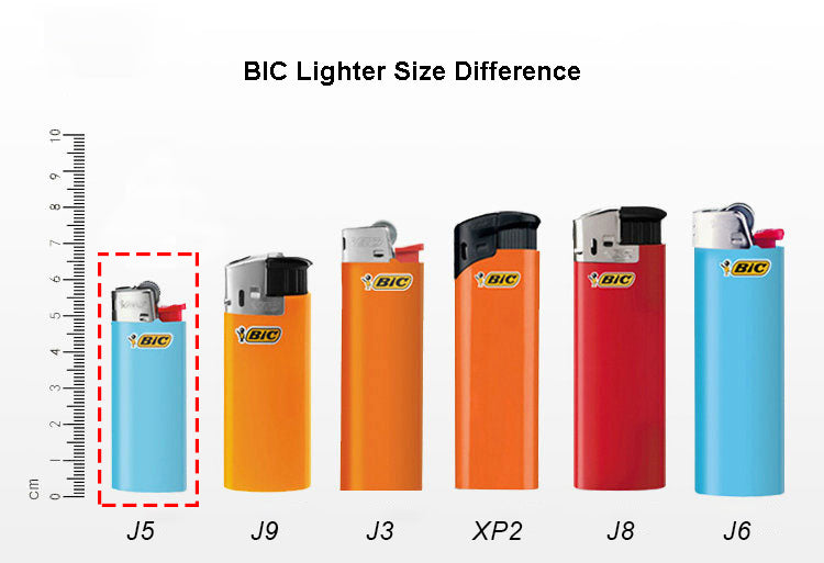 Metal Lighter Case Cover Holder Sleeve Pouches For BIC Full Size Lighter J6  Gift