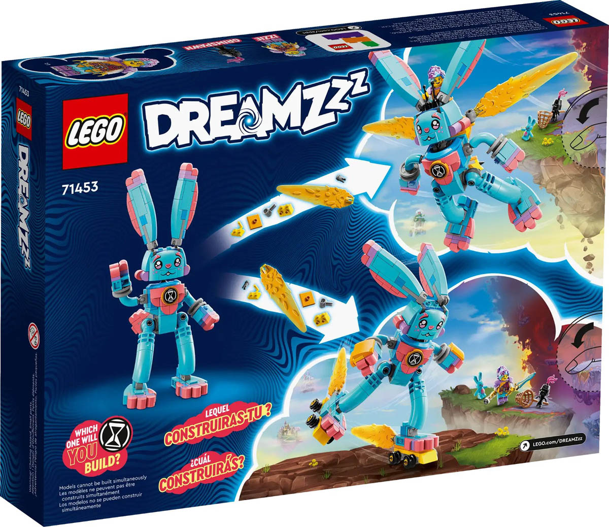 71453 - IZZIE AND BUNCHU THE BUNNY LEGO DREAMZZ  259PCS/PACK