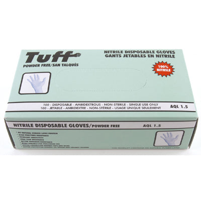 15I-700PF-LARGE - GLOVES NITRILE LARGE BLUE POWDER FREE SINGLE USE ONLY (100 pcs/pkg)