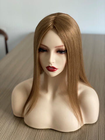 fishnet hair toppers fish net silk part virgin human hair