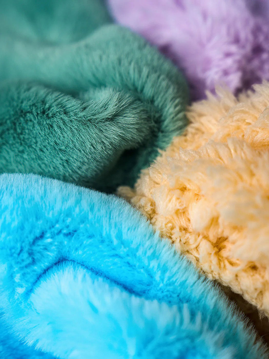 fur fabric recycled poly