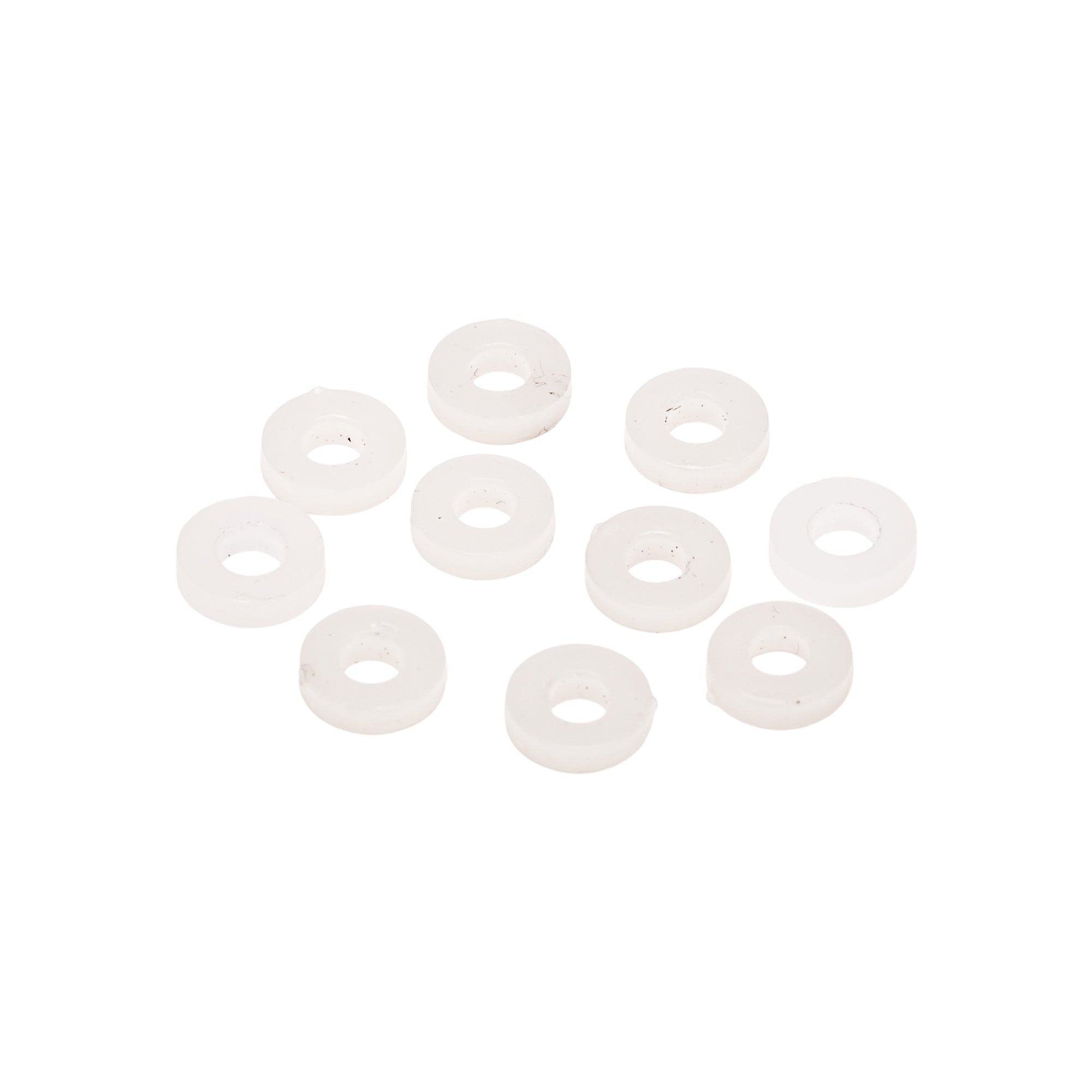  Small Plastic Washers for Securing the Ends of Cords - Pack of 10 