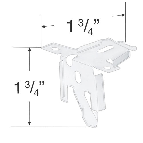  Hunter Douglas 1 3/4" Mounting Bracket for LiteRise, UltraGlide and EasyRise Cellular Shades 