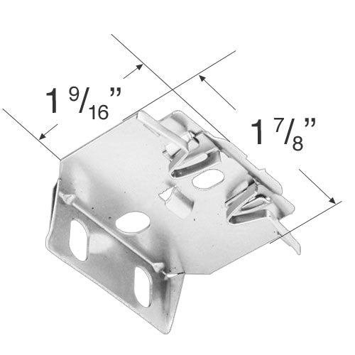  Comfortex Mounting Bracket for Cellular Honeycomb Shades with a 1 3/8" Headrail 