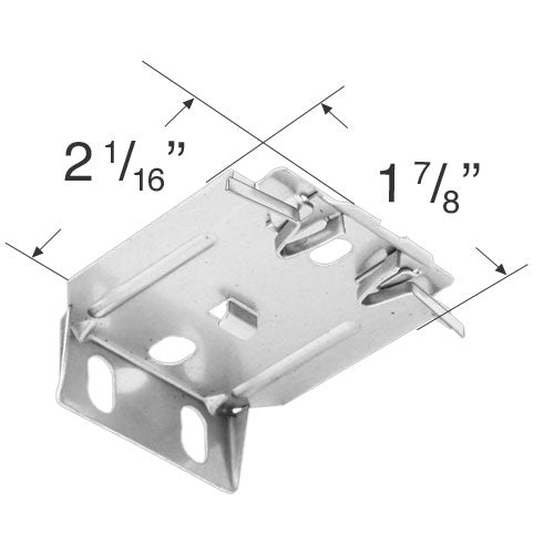  Comfortex Mounting Bracket for Cellular Honeycomb Shades with a 1 7/8" Headrail 