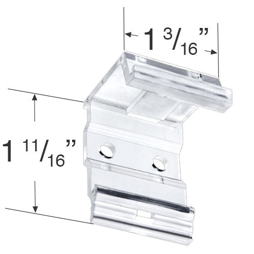  Plastic Mounting Bracket for 1" Mini Blinds 