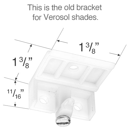  Verosol Mounting Bracket for Cellular and Pleated Shades 