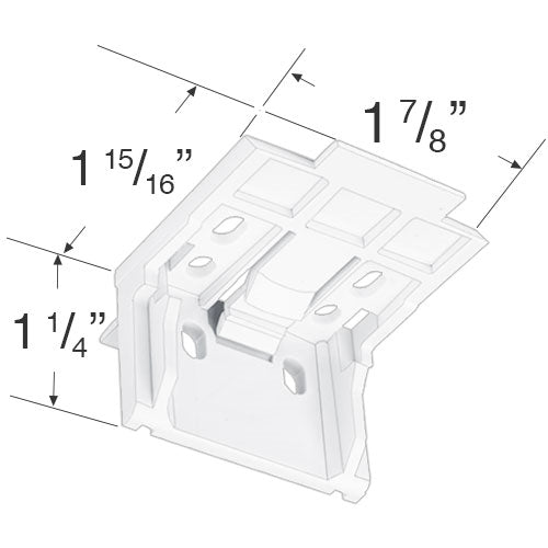  Hunter Douglas Mounting Bracket for Vignette Modern Roman Shades 