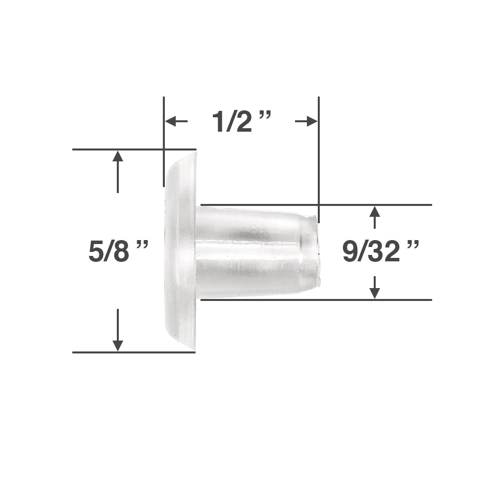  Bottom Rail Button for Horizontal Blinds with a 5/16" Hole 