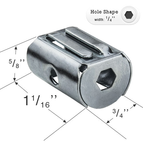  Metal Drum for 1" Mini Blinds with Cloth Tape Ladders 