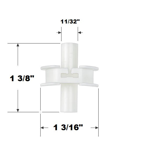  Plastic Drum for 2" Horizontal Blinds 