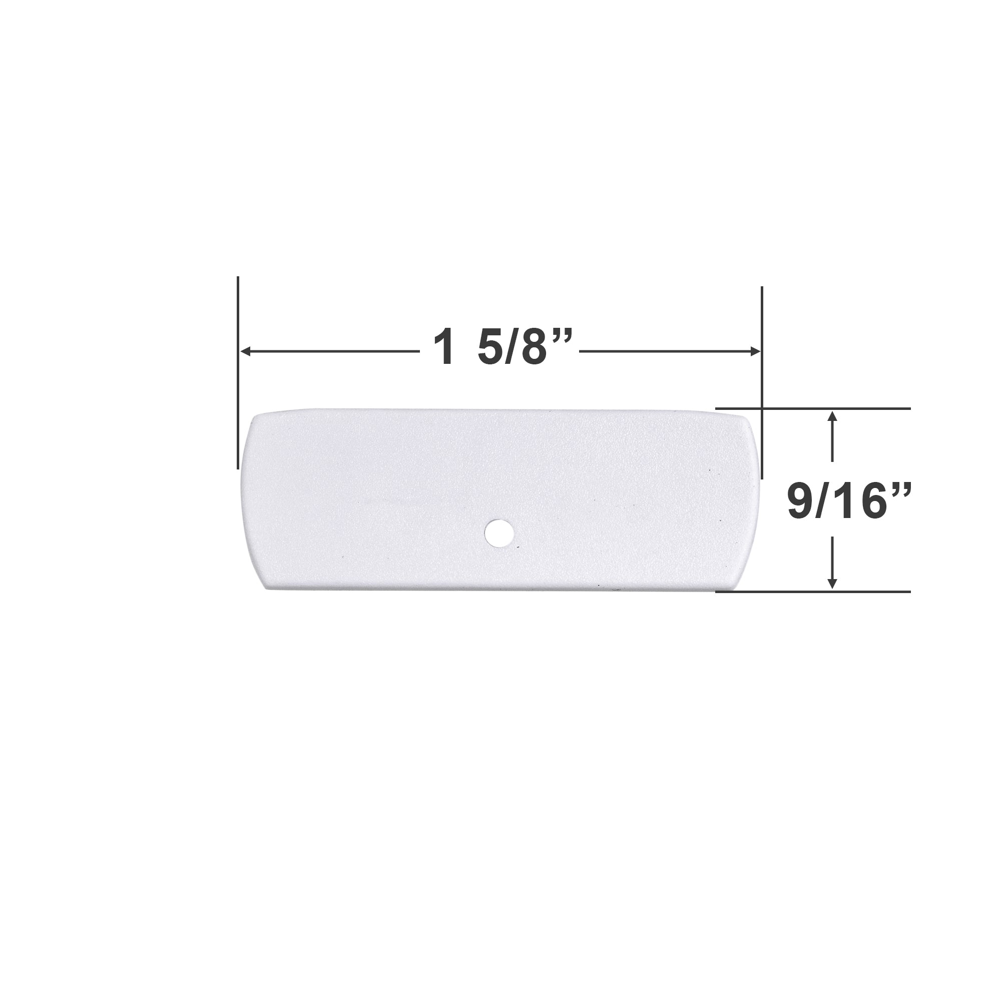  Bali and Graber Bottom Rail End Cap for Cellular Honeycomb Shades with a 1 1/2" Wide Bottom Rail 