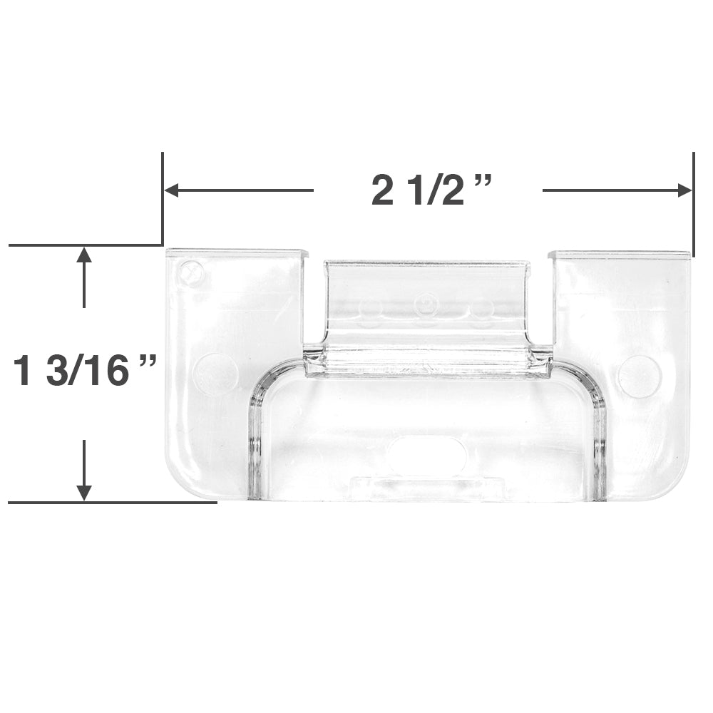  Comfortex Bottom Rail Handle for Cordless Cellular Honeycomb Shades with 1 3/4" Wide Rail 