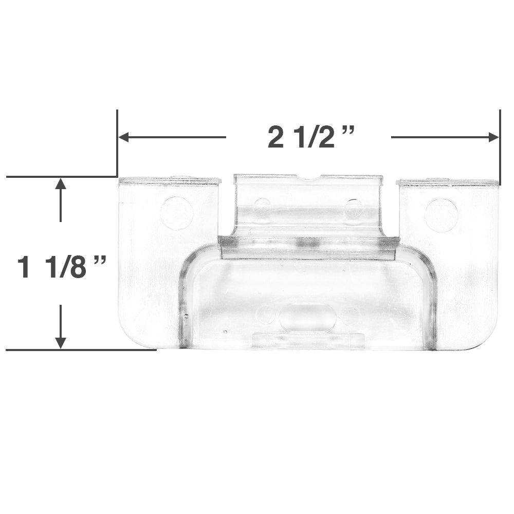  Comfortex Bottom Rail Handle for Cordless Cellular Honeycomb Shades with 1 3/8" Wide Rail 