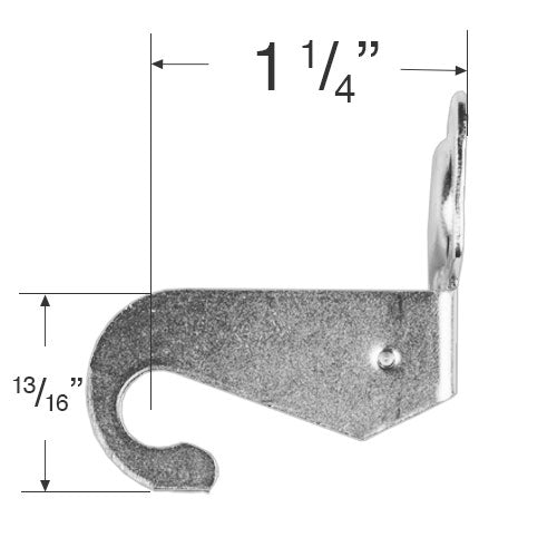  Graber and Bali Metal Hold Down Bracket Set for 2" Blinds 