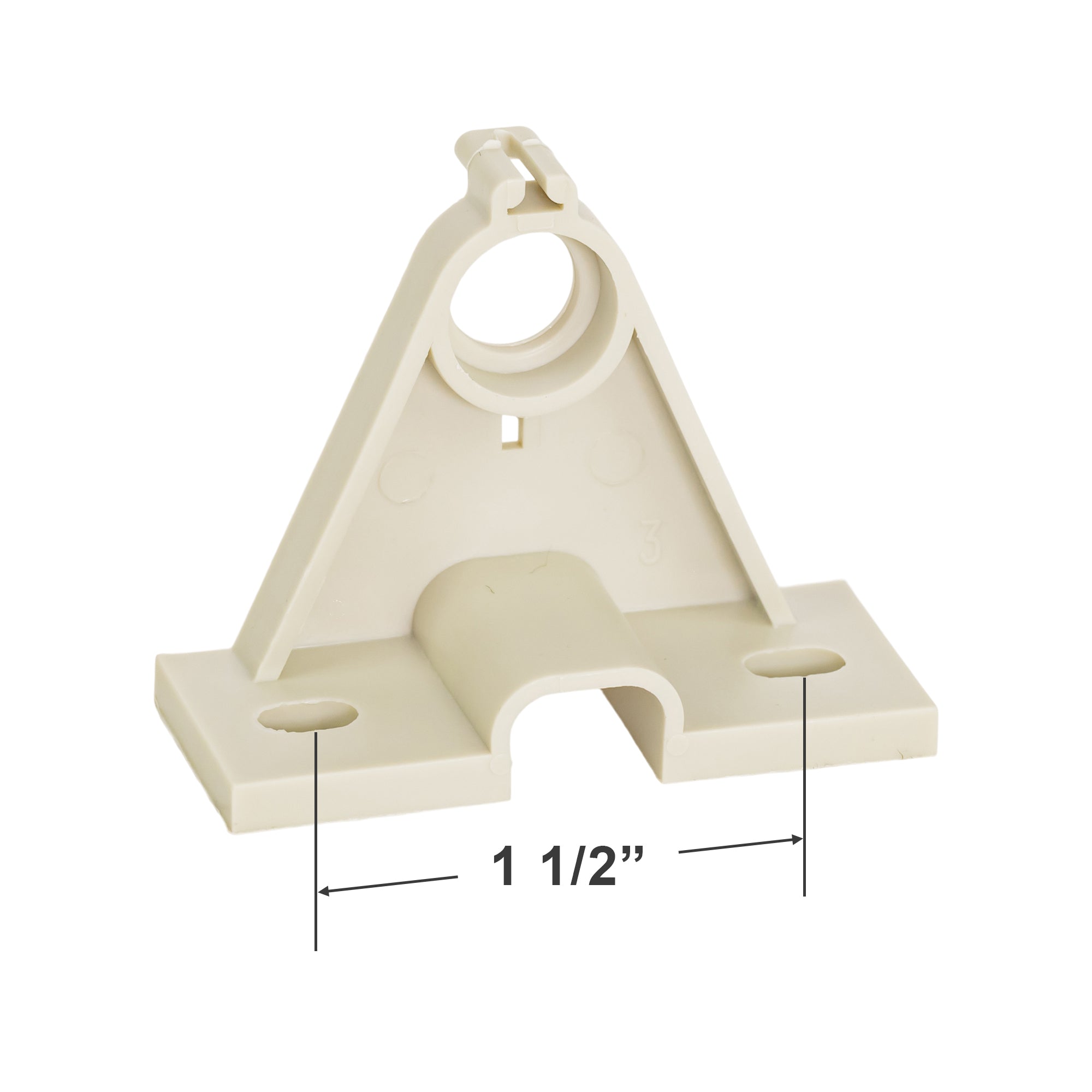  Rollease Rod Support Bracket for Clutch-Operated Roman Shades - Large 