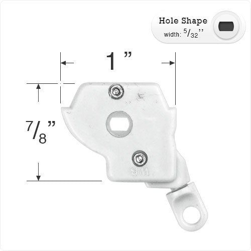  Levolor Wand Tilt Mechanism with Rounded Rectangle Hole for Mini Blinds 