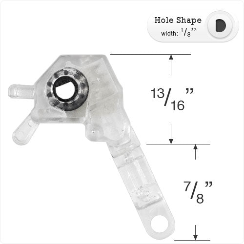  Wand Tilt Mechanism for 1" Mini Blinds - Eyelet Stem 