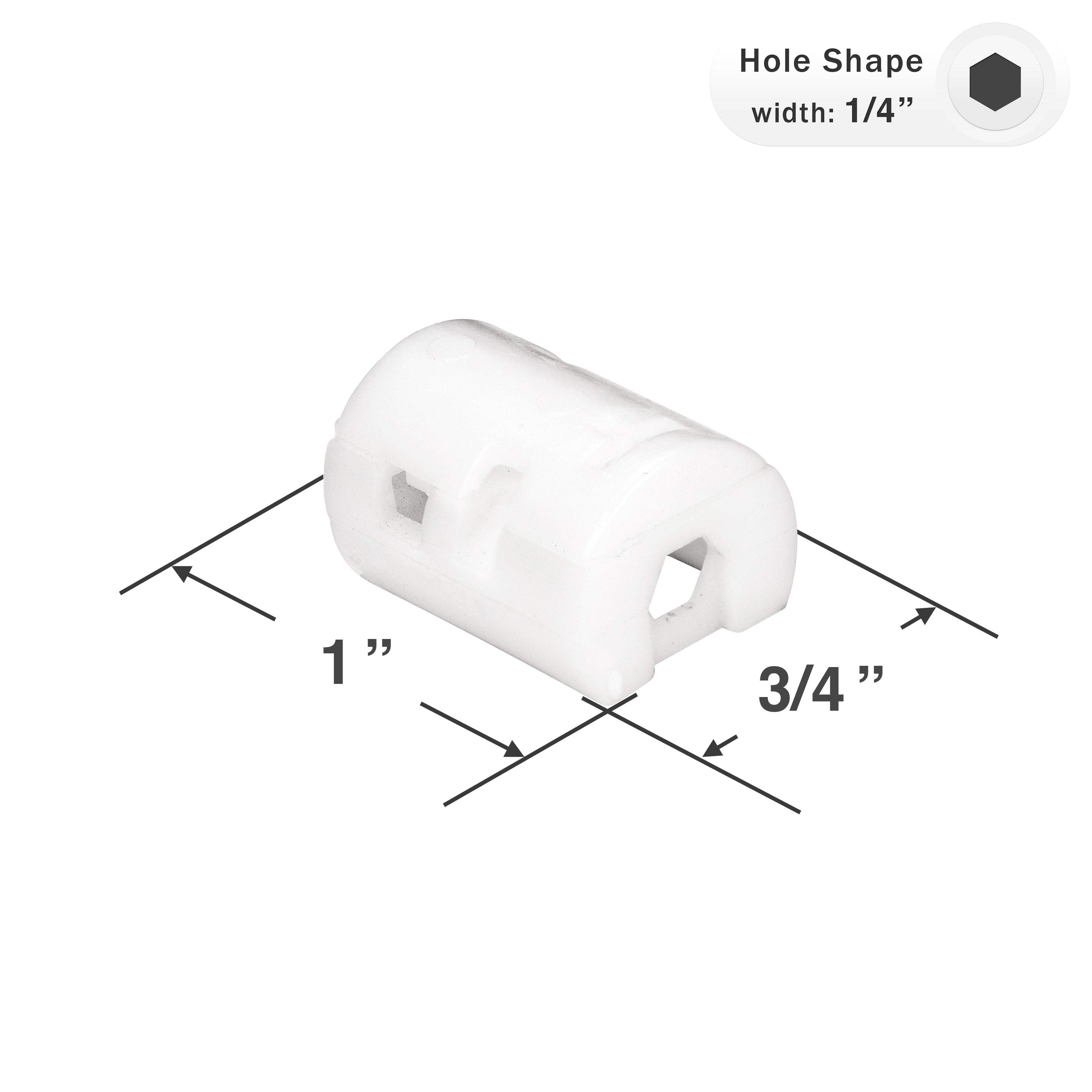  Graber and Bali Plastic Drum for 1" Mini Blinds 