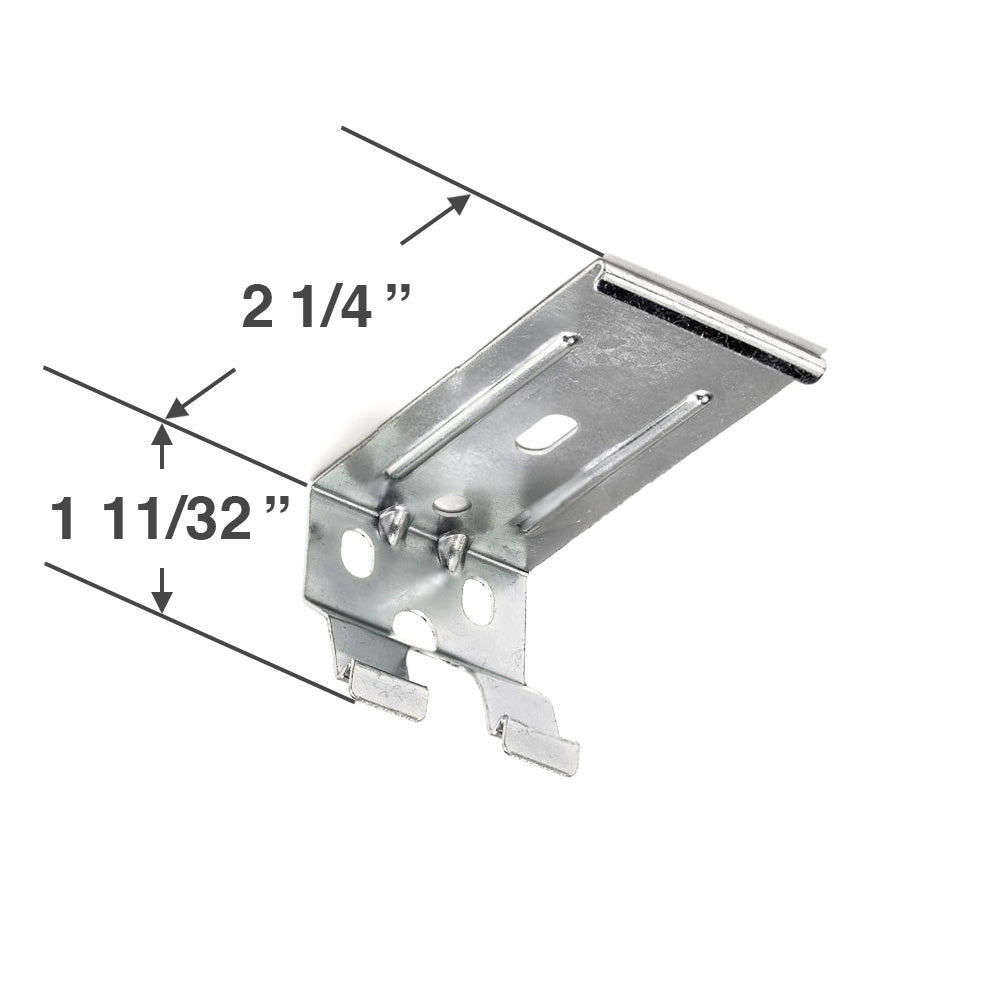  Bali and Graber Mounting Bracket for Cordless and Cord Loop Operated Cellular Shades with a 2 3/8" Headrail 