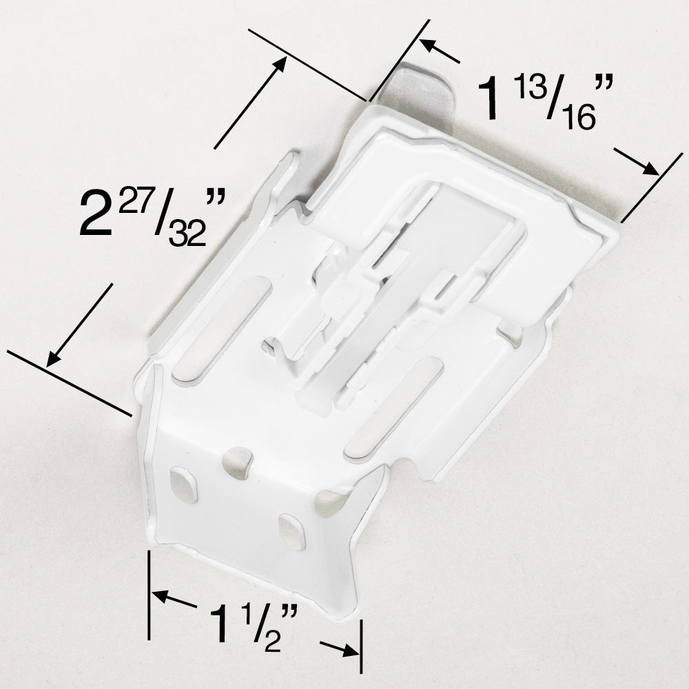  Hunter Douglas Mounting Bracket for Silhouette Sheer Shades - Current Metal Style Replaces All Previous Versions 