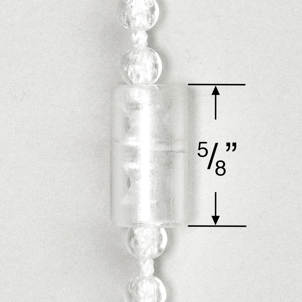  Plastic Two-Part Chain Connector for #10 Bead Chain 