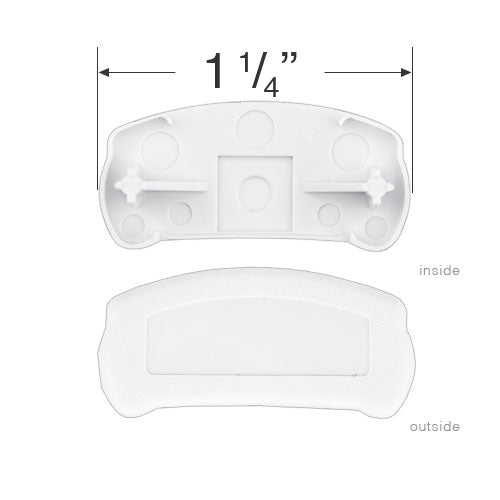  Hunter Douglas End Cap for 1 1/8" Rounded Bottom Rails on Cellular Honeycomb Shades 