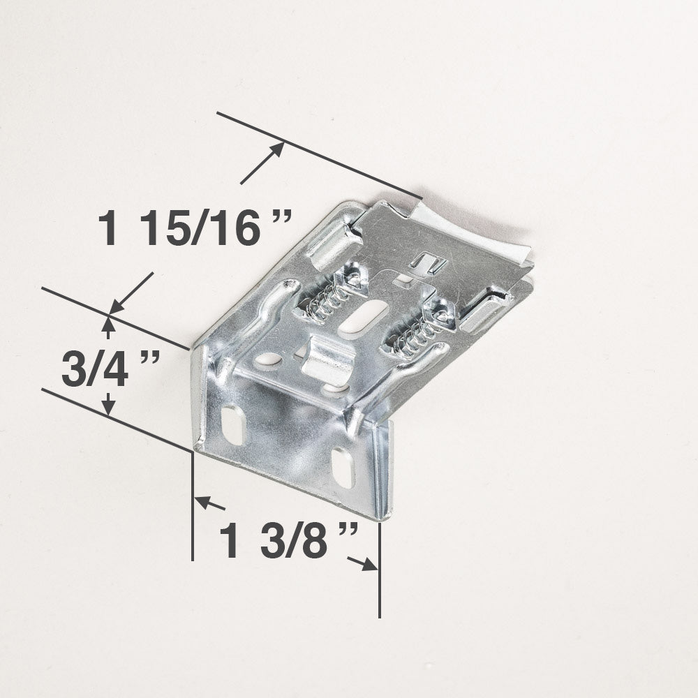  Mounting Bracket for Cellular Honeycomb and Pleated Shades with 1 1/2" Headrails 