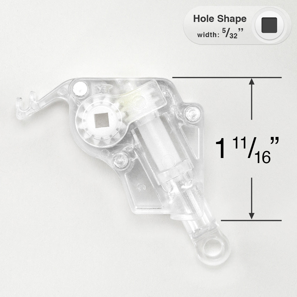  Allen and Roth Low Profile Wand Tilt Mehanism with 5/32" Square Hole for Cordless Faux Wood Blinds 