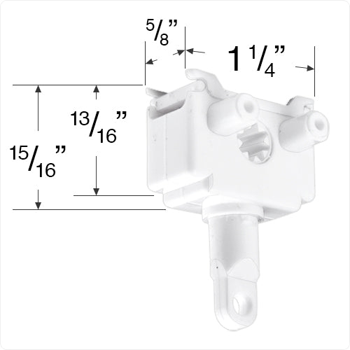  Wand Tilt Control Mechanism for Vertical Blinds 