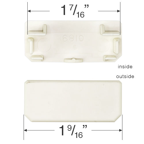  Graber and Bali Top Rail End Cap for Cellular Honeycomb Shades 