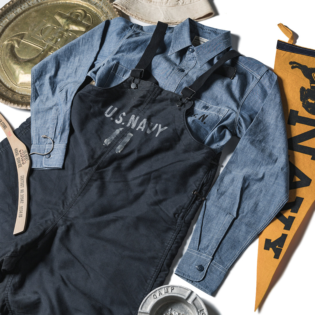 Bronson U.S.N. 8 Oz Chambray Shirt -Bronson Elegant Shop 8 3f995300 350d 4d12 b457 25399787a982