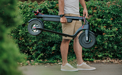 Turboant X7 Pro escooter commuter scooter with 10 ah replacement battery folding escooter light and sturdy