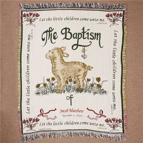 Keepsake Baptism Blanket