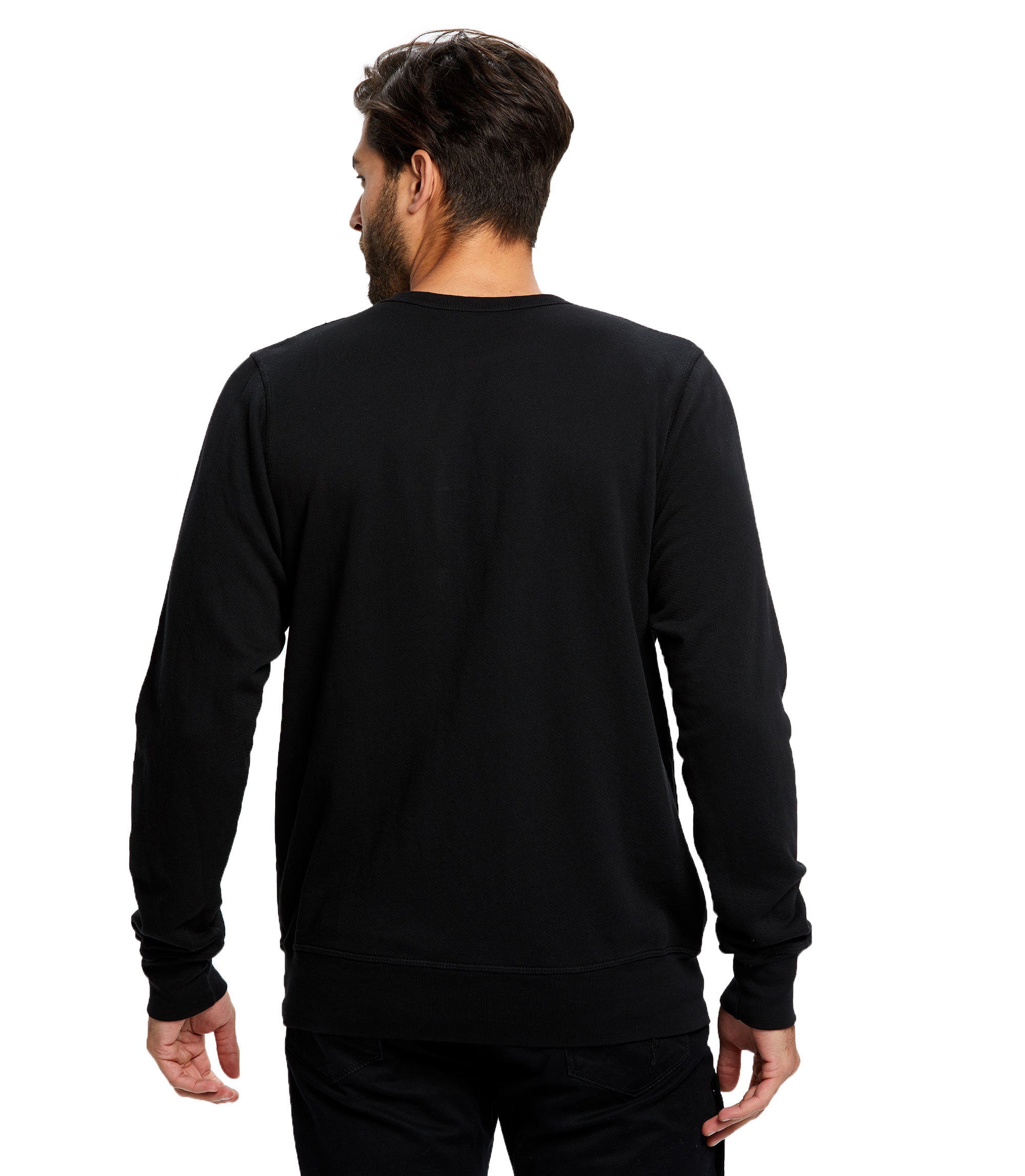 Unisex Long Sleeve Pullover Crew - Garment Dyed