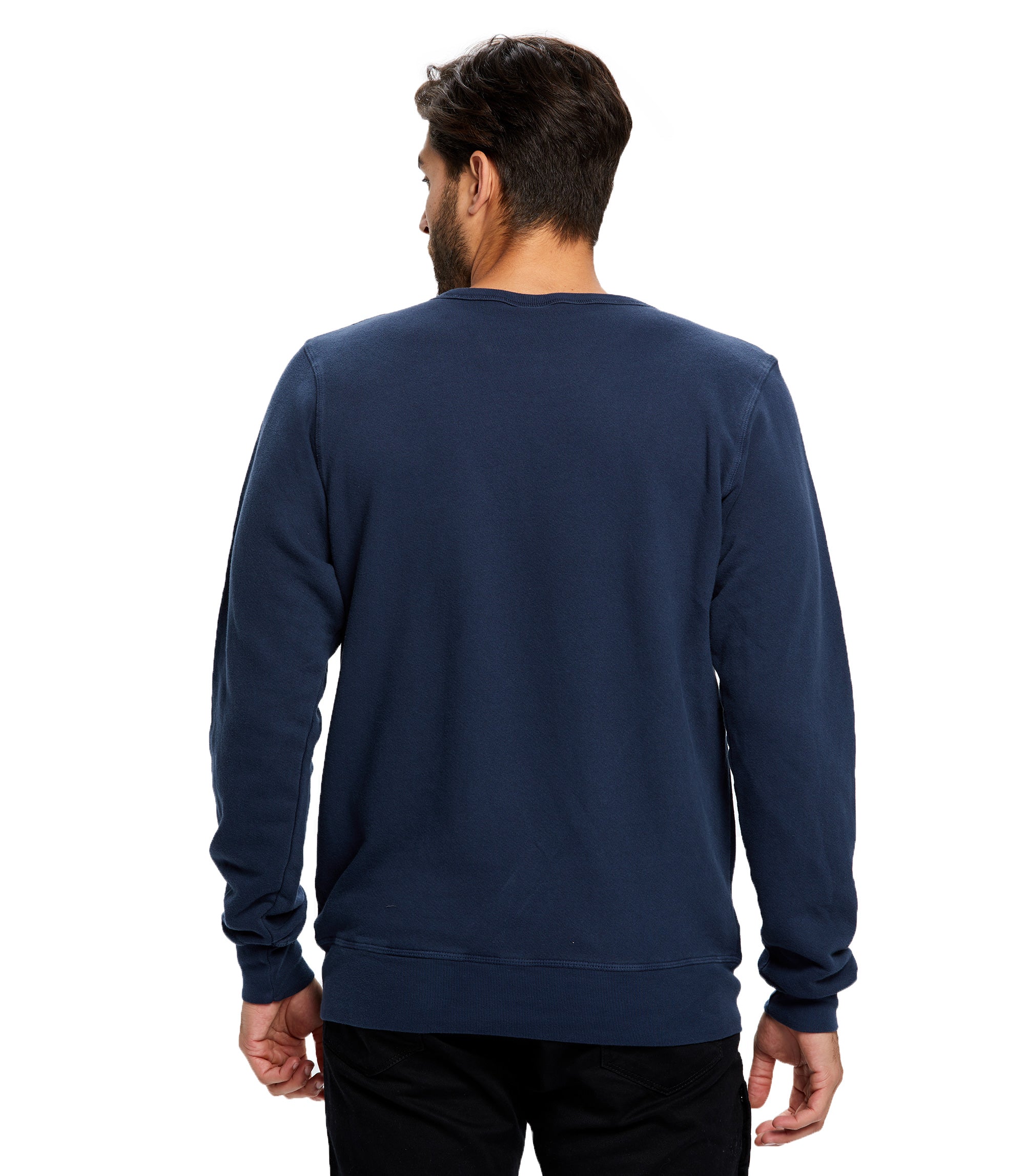 Unisex Long Sleeve Pullover Crew - Garment Dyed