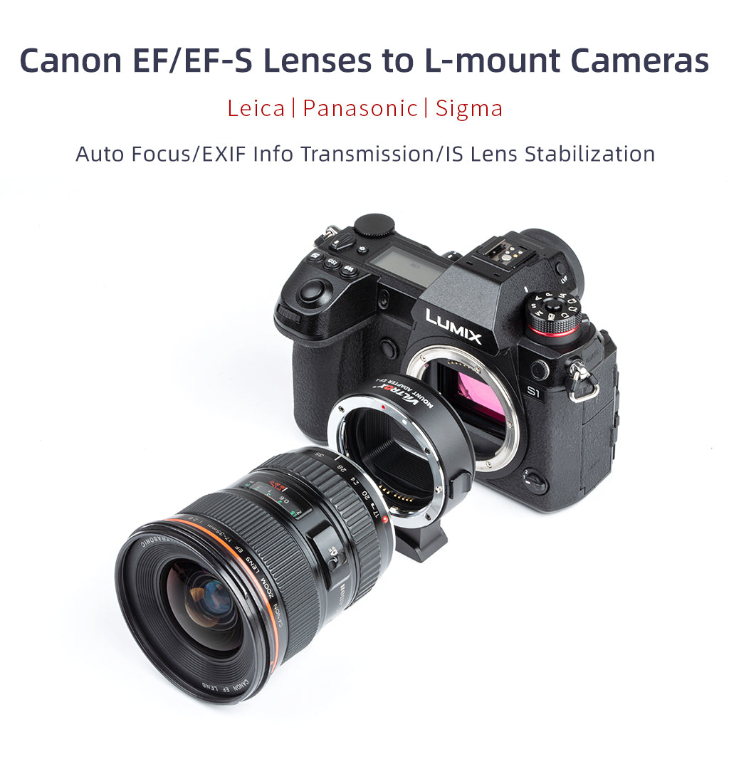 Peer convergentie Ruimteschip Viltrox EF-L Auto Focus Lens Mount Adapter For Canon EF/EF-S Lens Matc –  Viltrox Store