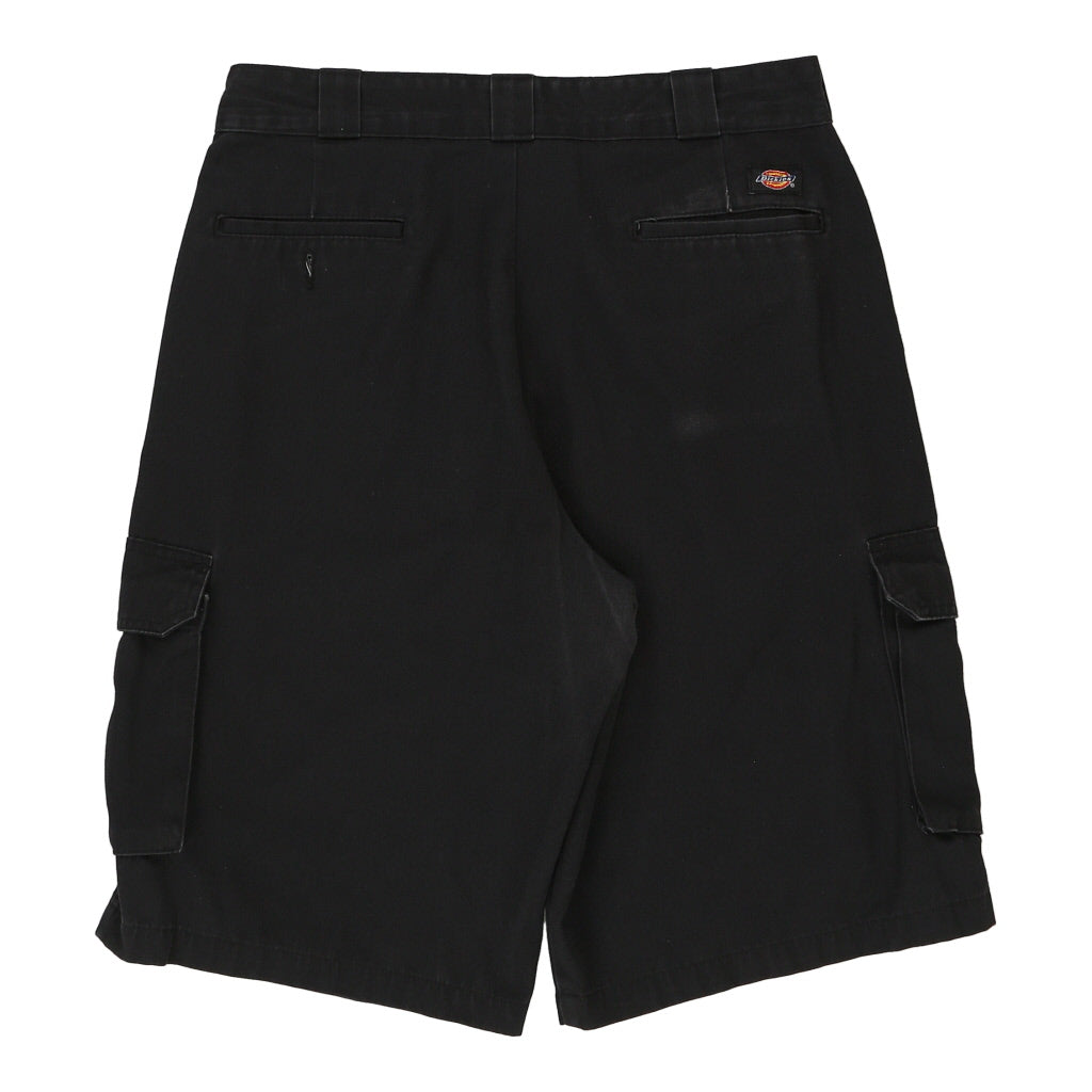 Dickies Cargo Shorts - 34W 13L Black Polyester Blend