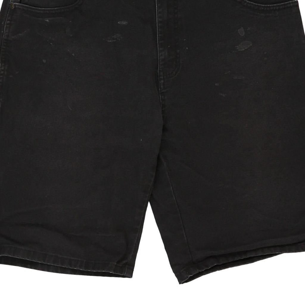 Dickies Denim Shorts - 35W 11L Black Cotton